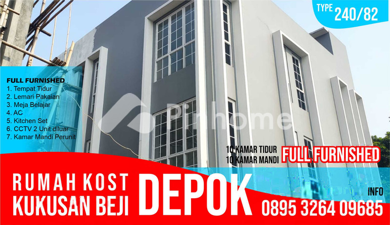 Dijual Kost Di Depok 10 Kamar Kosan Mewah Furnish 3 Lantai di Kukusan Beji Dekat Kampus UI