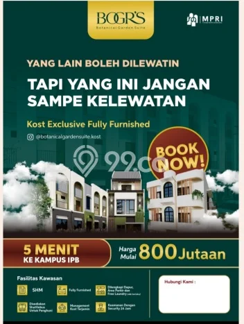 Foto Rumah Kost untuk Dijual di Dramaga — foto 2